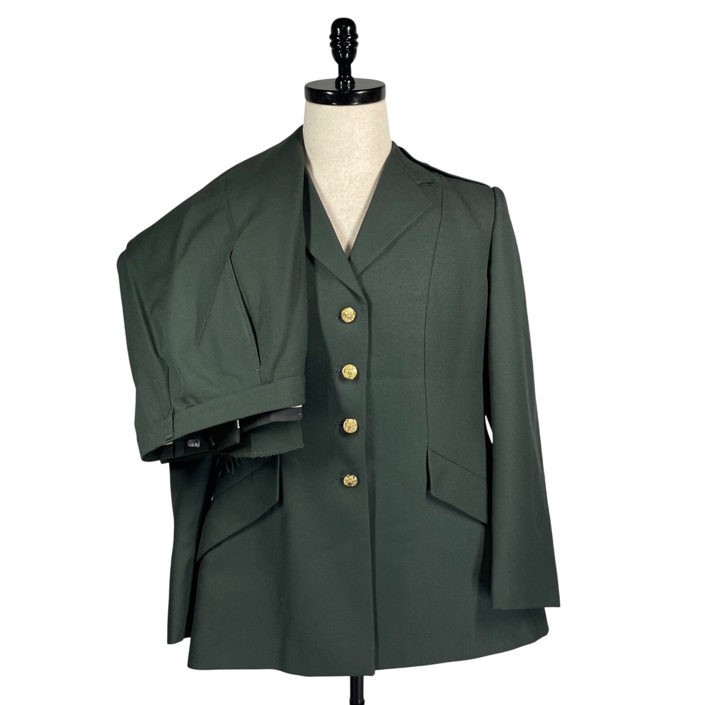 DSCP US Army Green Service Uniform Jacket 20 Slacks 26MR Women Military Set USA
